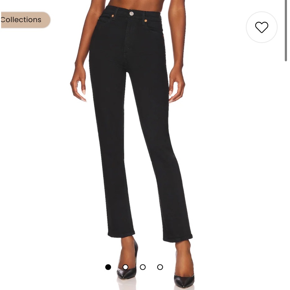 ReDone black straight jeans size 26